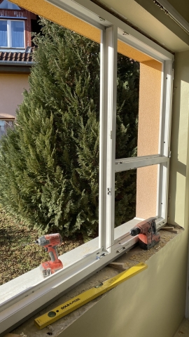 Ablakcsere a zalakomári óvodában